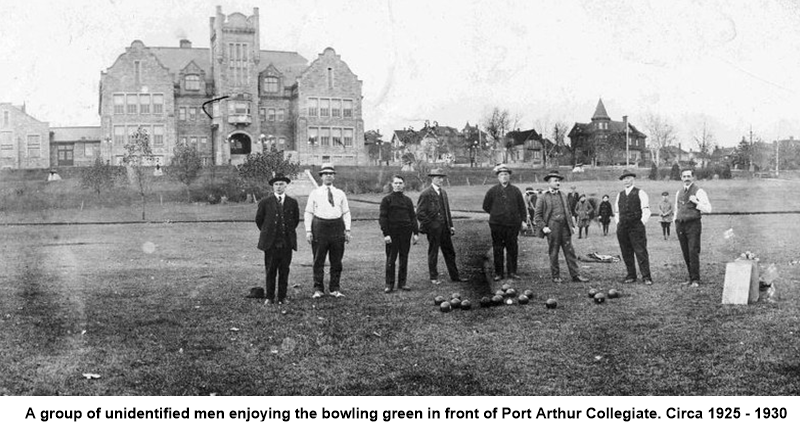 Lawn Bowling at Port Arthur Collegiate Institute